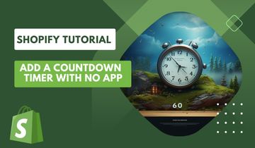 How to Add a Shopify Countdown Timer Without Using an App (Shopify Dawn Theme Example)